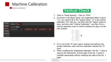 on Head Spacing Click on Print 2 As shown in the figure (Page 41 / 67) F2-6090 UV Flatbed Printer Product Installation and Operation Instructions